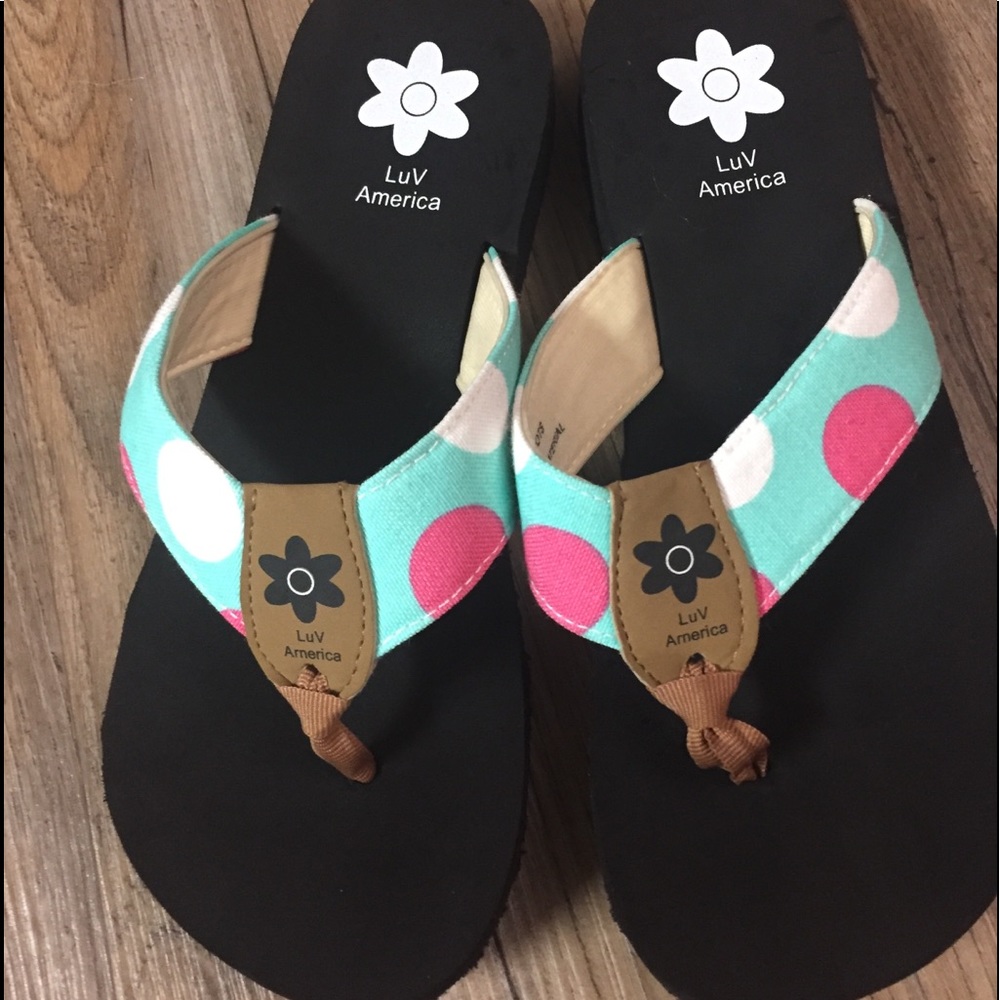 Luv America Flip Flops/Sandals